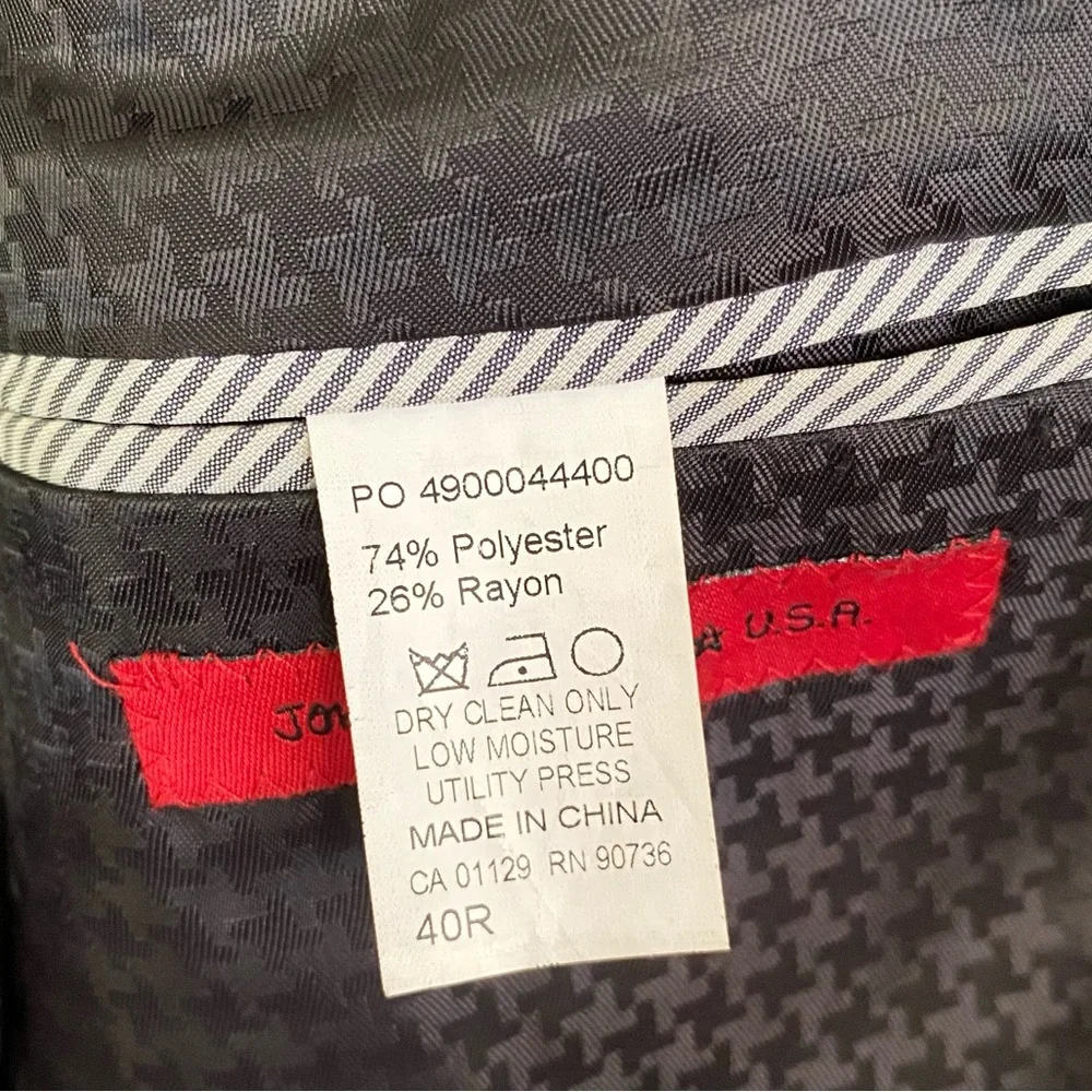 John Varvatos Gray Two Button Sports Jacket Blazer Men's Size 40R